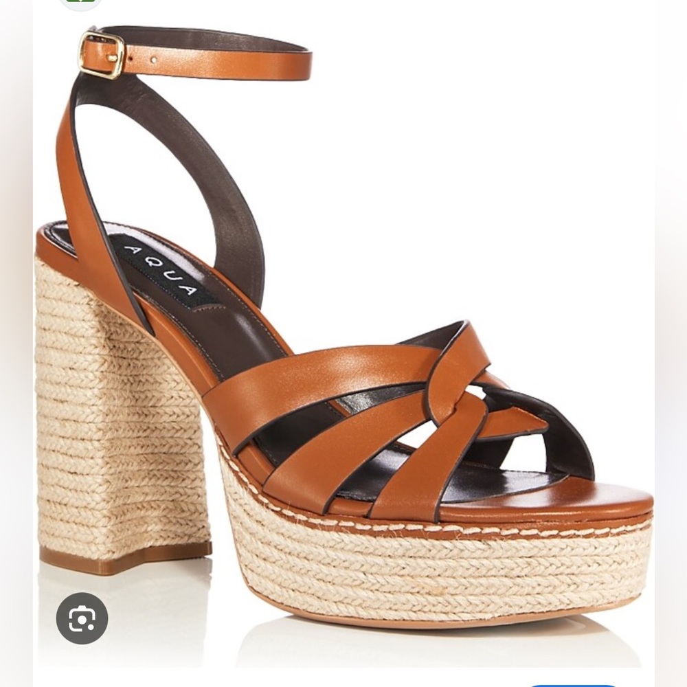 Aqua heels- size 7.5